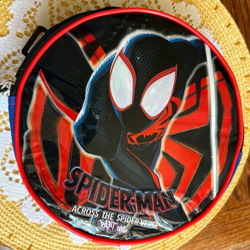 Spider-Man back to school ready round lunch bag